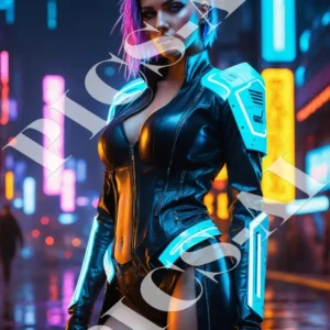 Femme portrait cyberpunk 16 Femme portrait cyberpunk