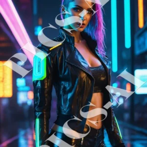 Femme portrait cyberpunk 12 Femme portrait cyberpunk