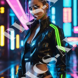 Femme portrait cyberpunk 22 Femme portrait cyberpunk