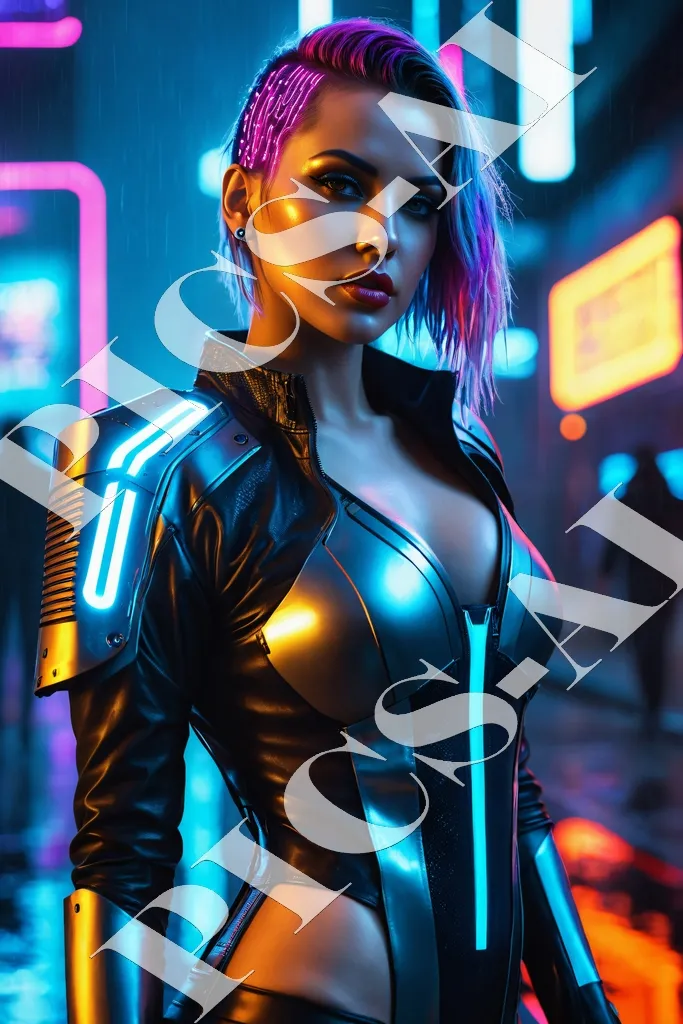 Pack de 5 images 4K Cyberpunk – Fond d’écran & Art numérique (Volume 4) – Image 5